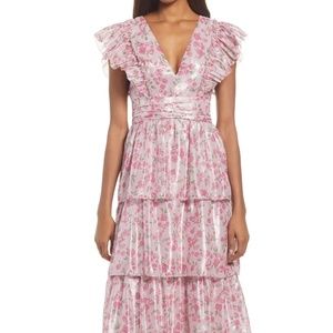 SAYLOR -  Stefania Floral Tiered Maxi Dress